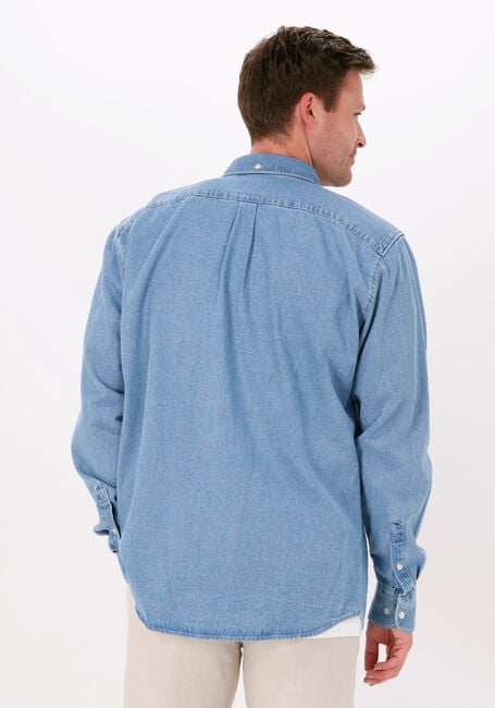 Lichtblauwe FORÉT Casual overhemd FENNEL - large