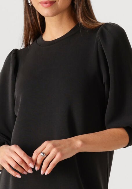 Zwarte SELECTED WOMEN Mini jurk SLFTENNY 3/4 SHORT SWEAT DRESS - large