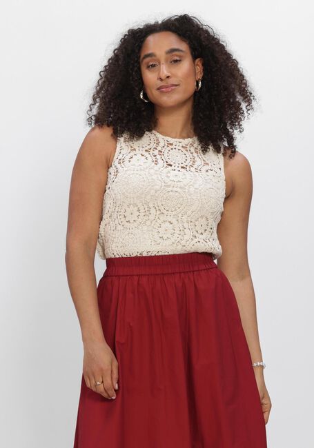 Ecru MSCH COPENHAGEN Top MSCHBAXTER SL TOP - large