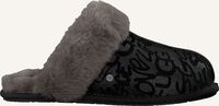 Zwarte UGG Pantoffels SCUFFETTE II SPARKLE GRAFFITI - medium