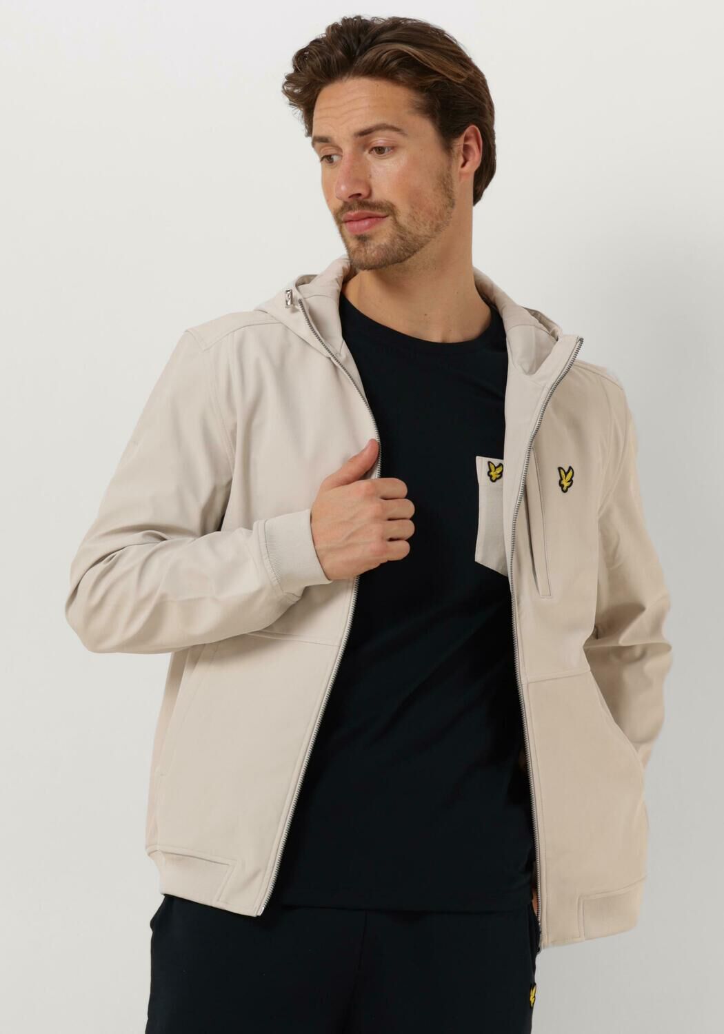 Lyle & Scott Outdoor Softshell Adventure Jacket Beige Heren