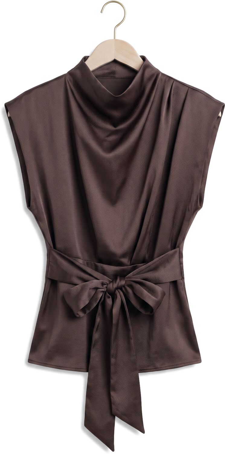 LINA LOCCHI Dames Tops & T-shirts Ll-barbara Bruin