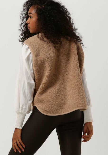 Camel KNIT-TED Gilet TASHA JACKET - large