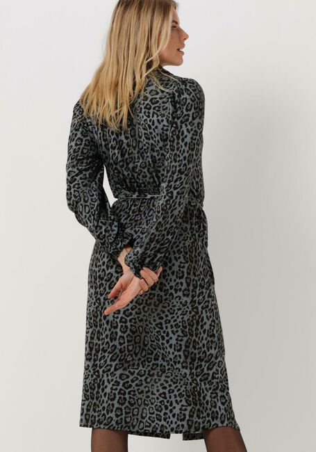 Blauwe JANSEN AMSTERDAM Midi jurk TITIA - large