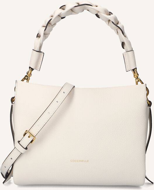 Witte COCCINELLE Schoudertas BOHEME GRANA DOUBLE Witte COCCINELLE Schoudertas BOHEME GRANA DOUBLE - large