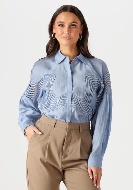 Lichtblauwe COPENHAGEN MUSE Blouses CMMOLLY-SHIRT 1 - large