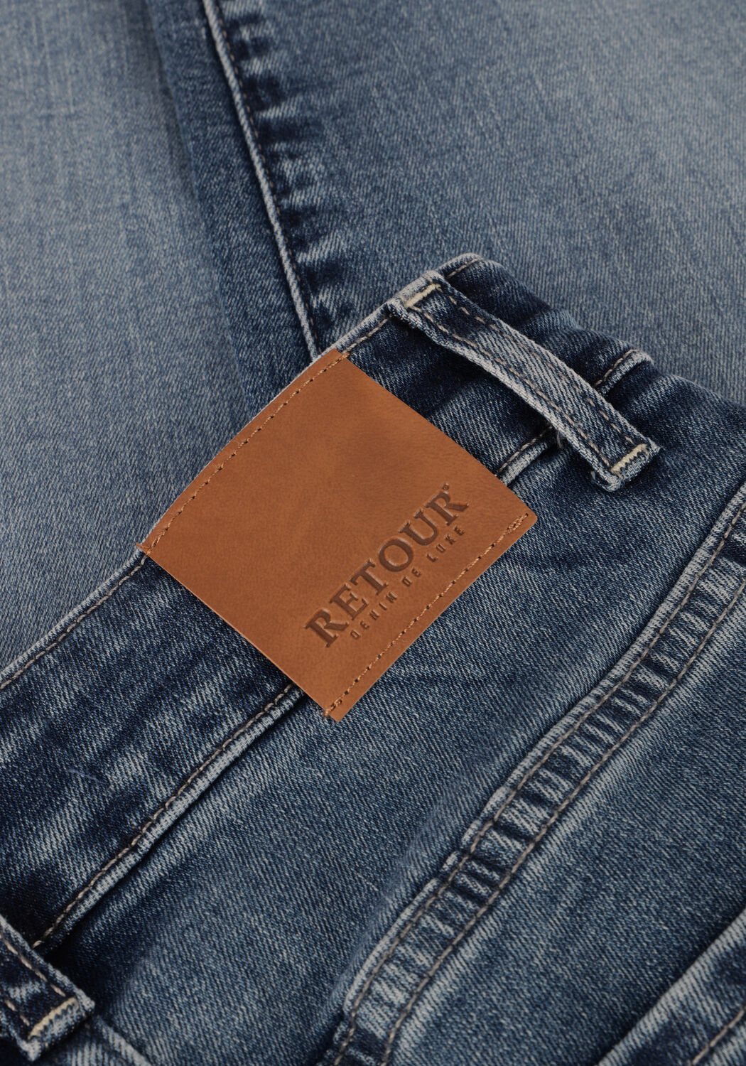 Blauwe RETOUR Straight leg jeans LANDON - large