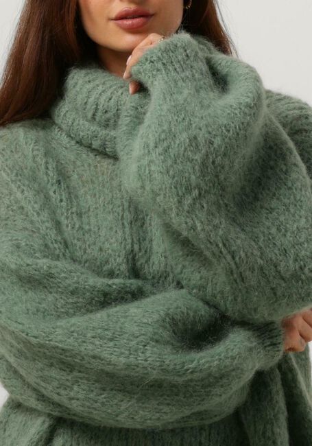 Groene AMERICAN DREAMS Coltrui PEPPER ROLL NECK ALPACA PULLOVER - large