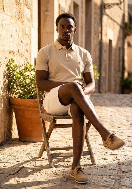 Ecru MATINIQUE Korte broek MATHOMAS SHORT - large