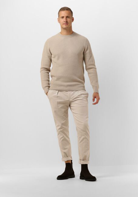 Beige PROFUOMO Trui PULLOVER CREW NECK - large