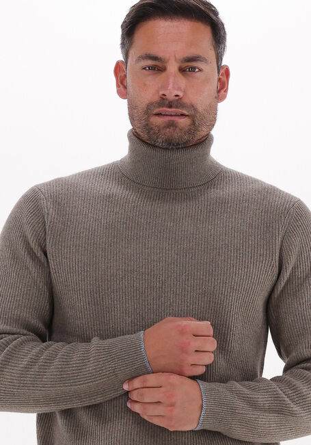 Groene PROFUOMO Coltrui PULLOVER ROLL NECK - large