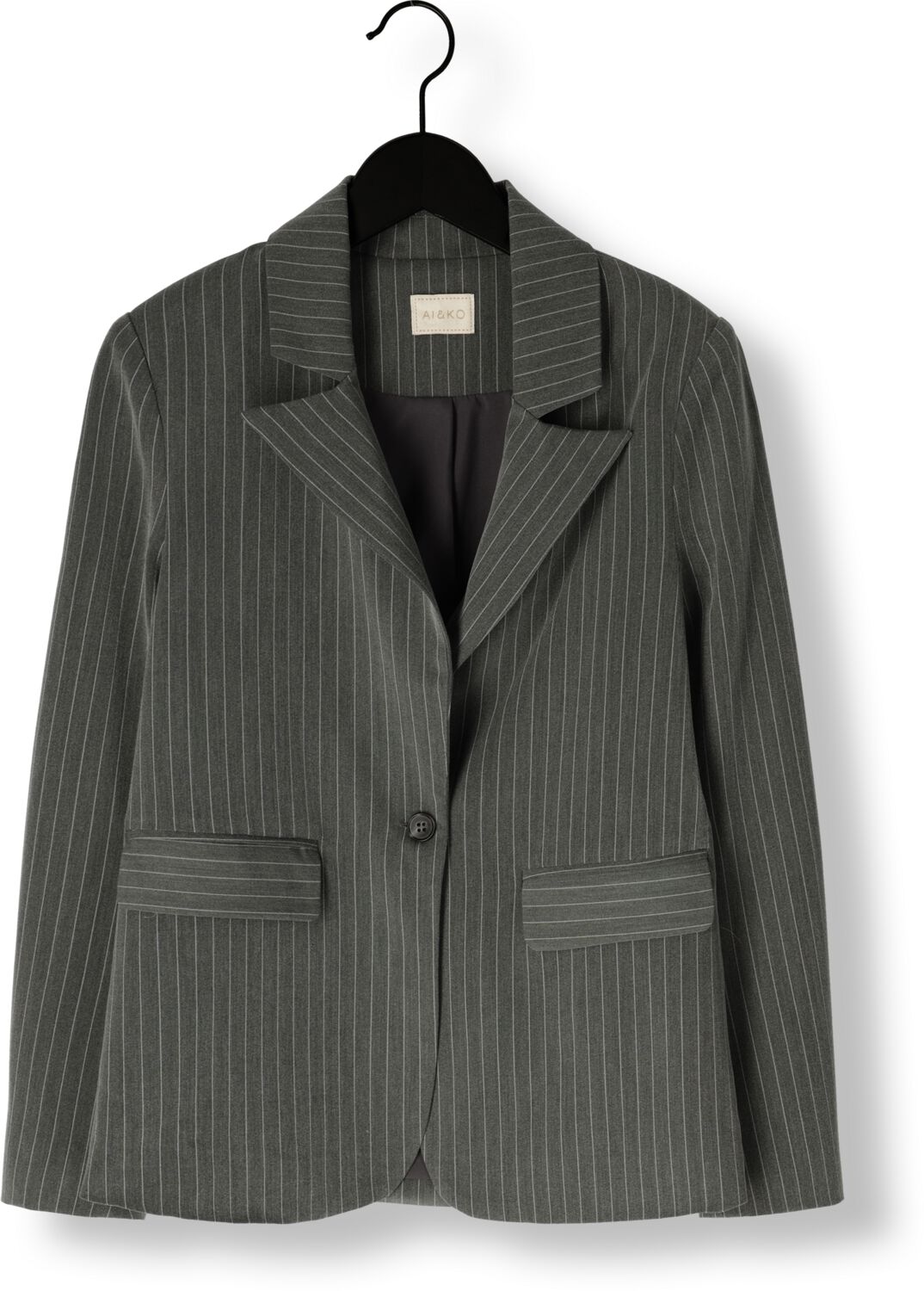 AI&KO Meisjes Blazers Amanda Pinstripe Vis 350 G Grijs
