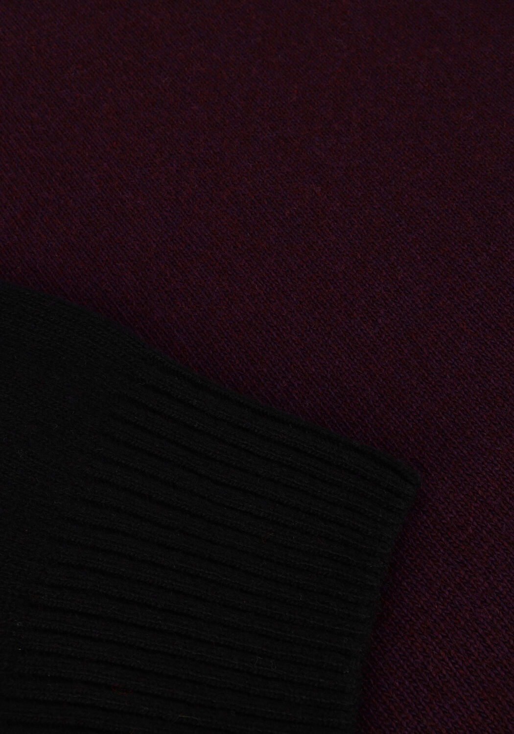 Zwarte VANILIA Trui COLOURBLOCKING SWEATER - large