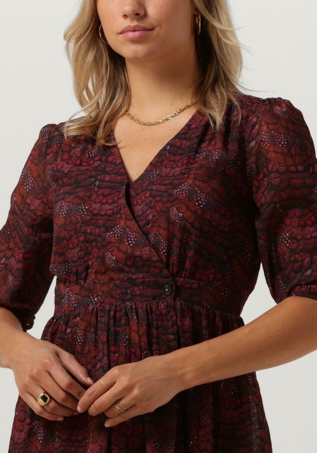 Jurk bordeaux 2025