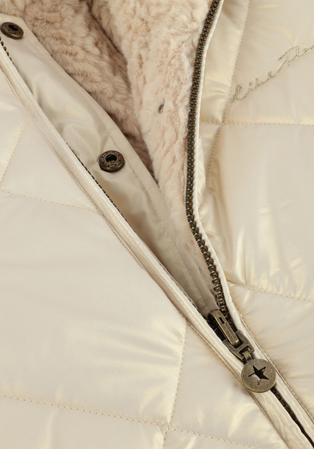 Creme LIKE FLO Gewatteerde jas ARIANA - large