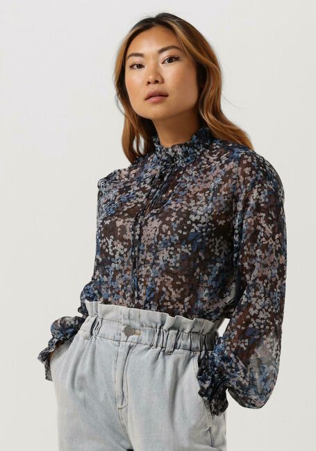 Blauwe CATWALK JUNKIE Blouses BL CLOUDY LEAVES - large