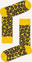 Gele HAPPY SOCKS Sokken TWISTED SMILE - medium