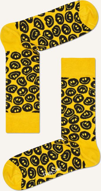 Gele HAPPY SOCKS Sokken TWISTED SMILE Gele HAPPY SOCKS Sokken TWISTED SMILE - large