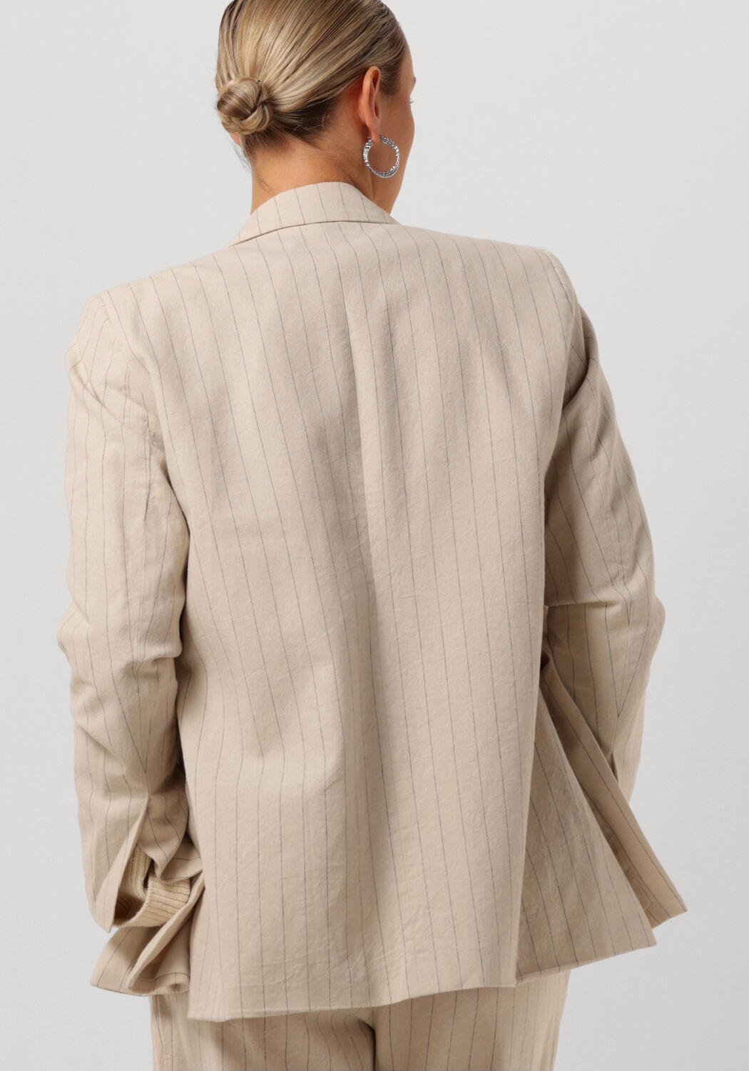 MSCH COPENHAGEN Dames Blazers Mschjonalyn Slit Blazer Stp Beige