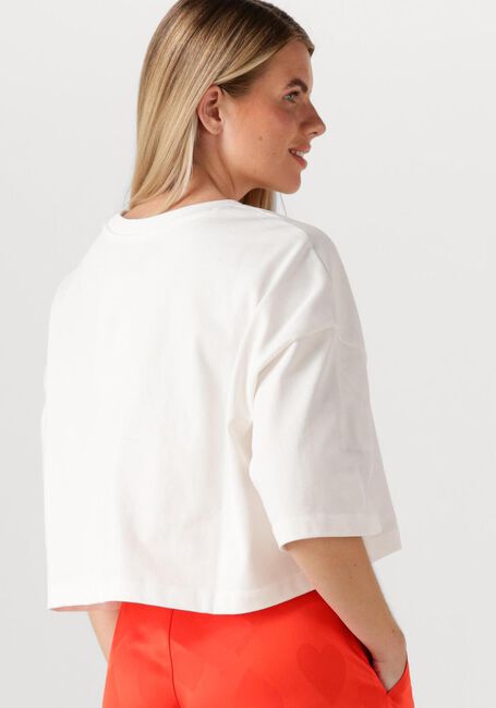 Witte ALIX THE LABEL T-shirt LADIES KNITTED ALIX T-SHIRT - large