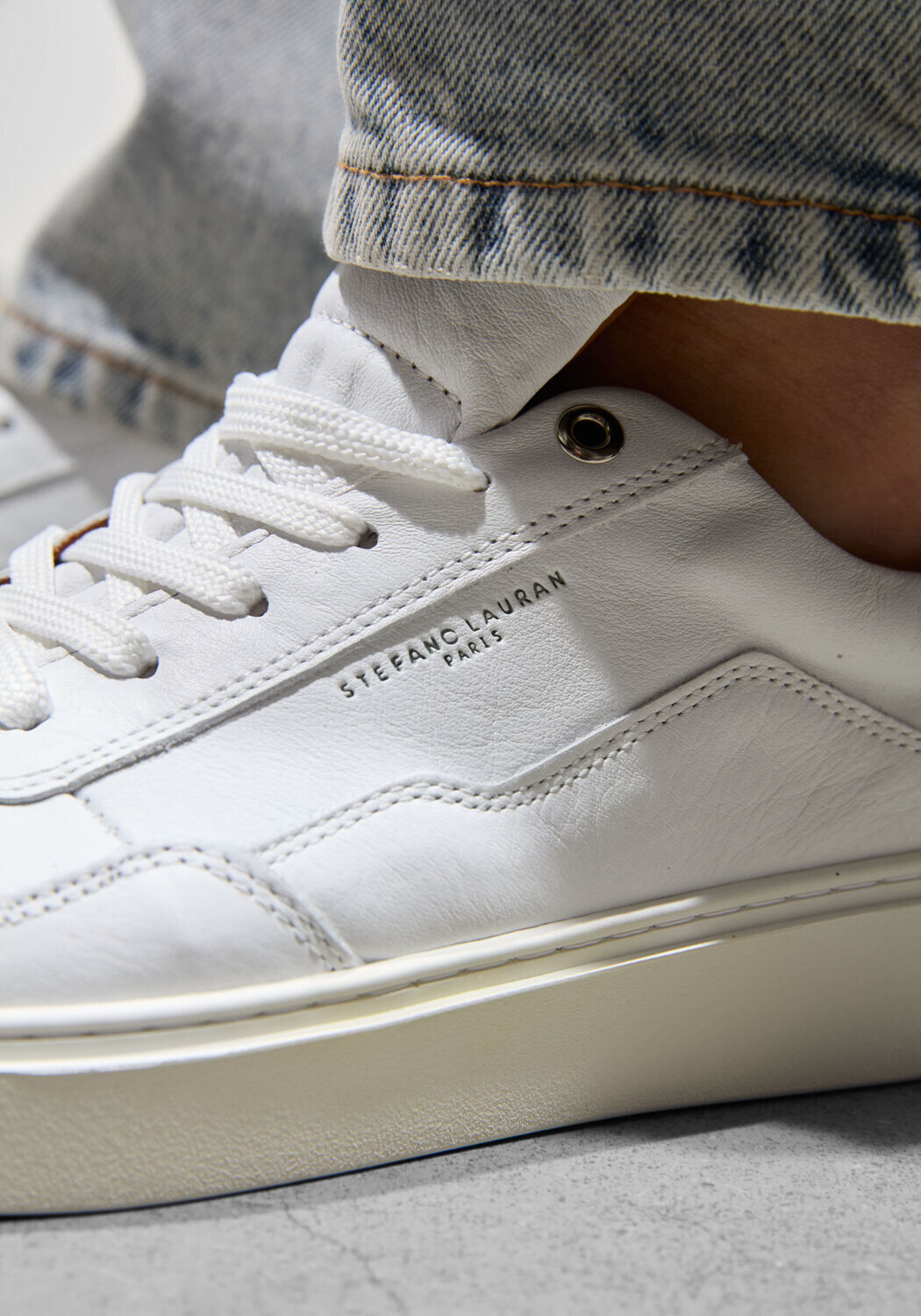 Witte STEFANO LAURAN Lage sneakers LJ2501 - large