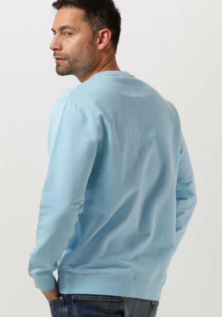 Lichtblauwe EDWIN Sweater JAPANESE SUN SWEAT HEAVY FELPA - large