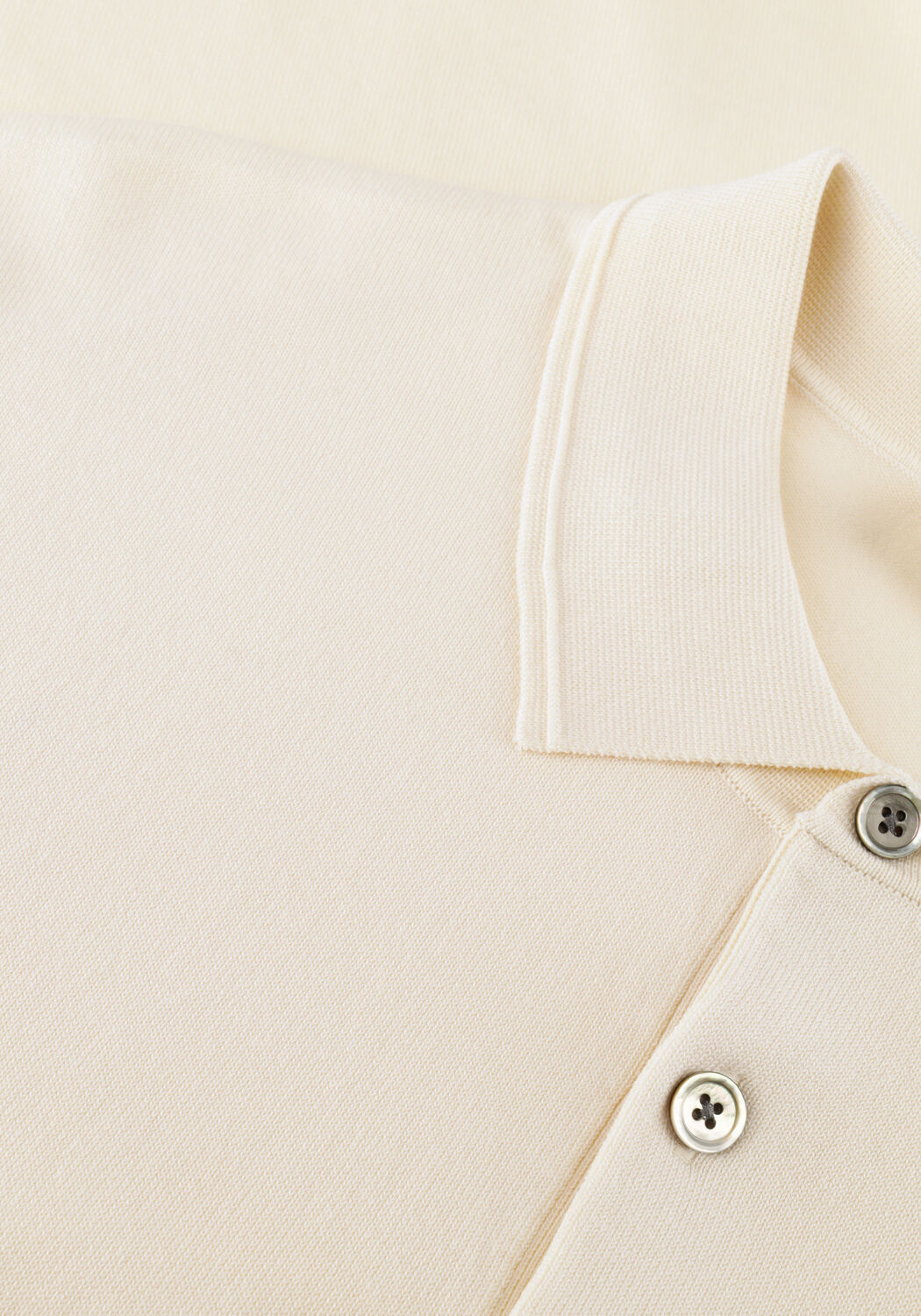 Ecru PROFUOMO Polo POLO SS LUXURY BASIC - large