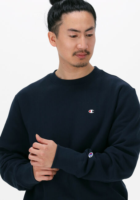 Donkerblauwe CHAMPION Sweater CREWNECK SWEATSHIRT - large