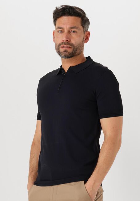 Zwarte GENTI Polo POLO ZIP SS K2053-1260 - large