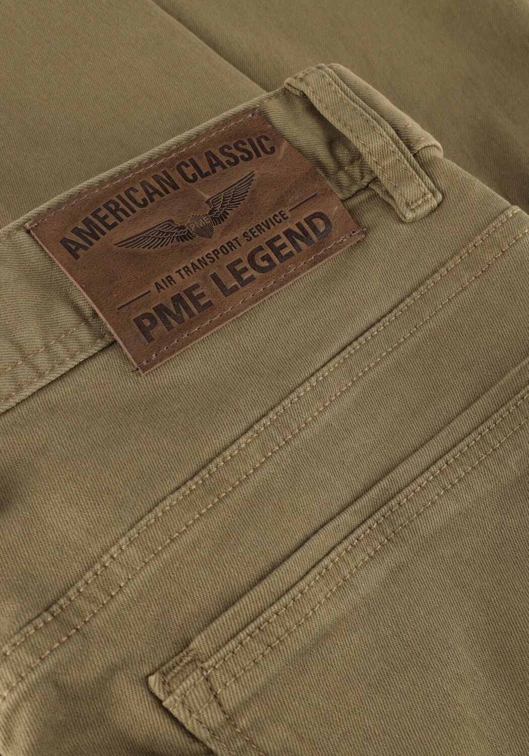 Groene PME LEGEND Slim fit jeans TAILWHEEL COLORED DENIM - large