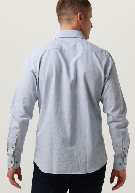 Lichtblauwe PROFUOMO Klassiek overhemd SHIRT CUTAWAY SC COTTON LINNEN - large