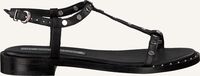 Zwarte BRONX Platte sandalen THRILL - medium