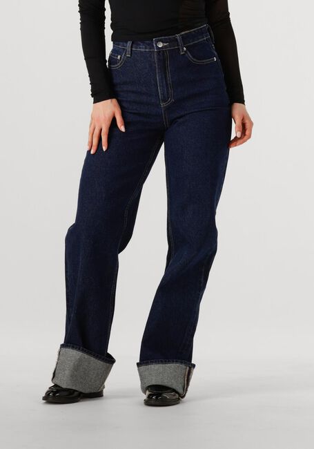 Donkerblauwe EDITED Wide jeans HALE DENIM TROUSERS - large