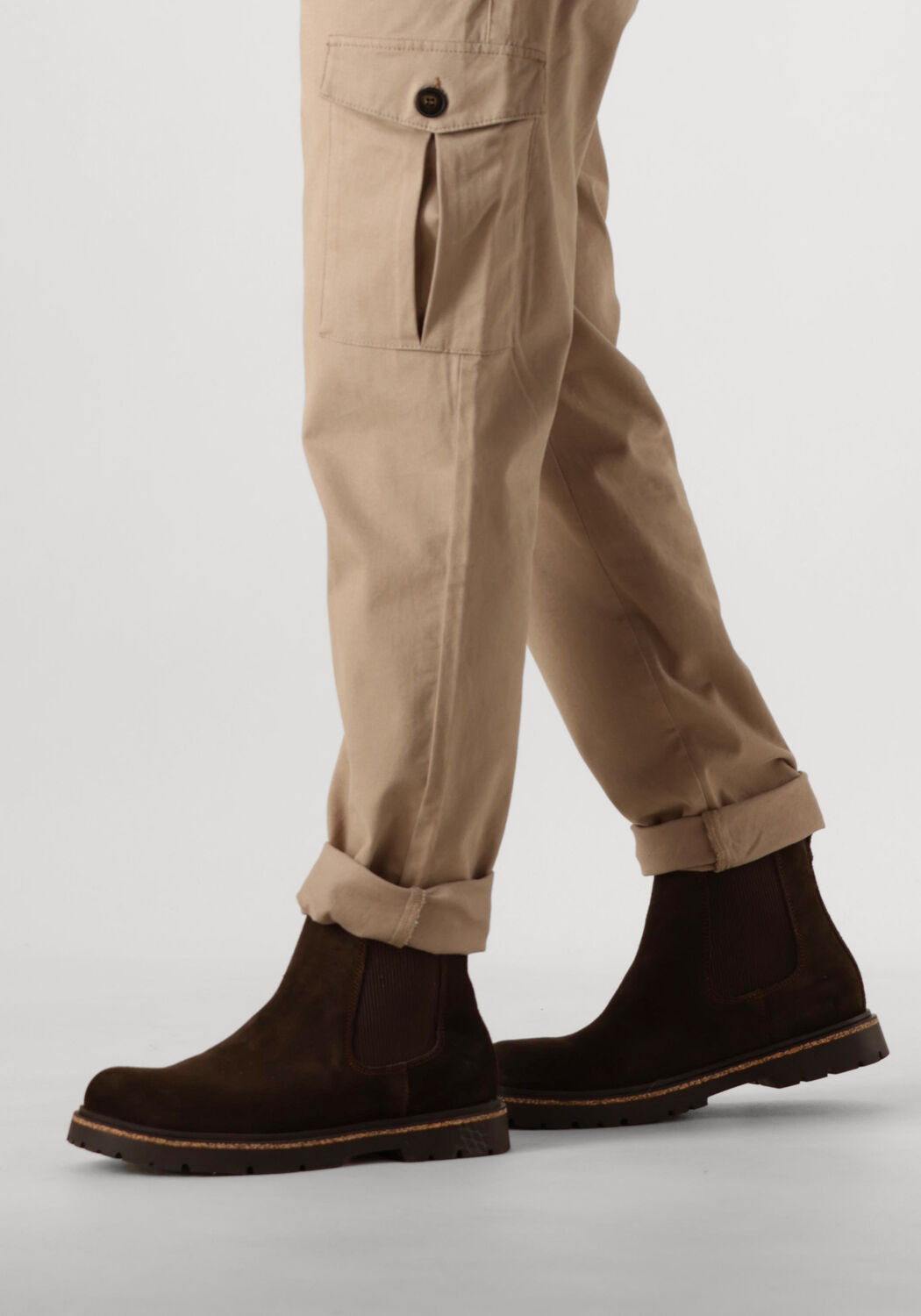 Bruine BIRKENSTOCK Chelsea boots HIGHWOOD SLIP ON MEN - large