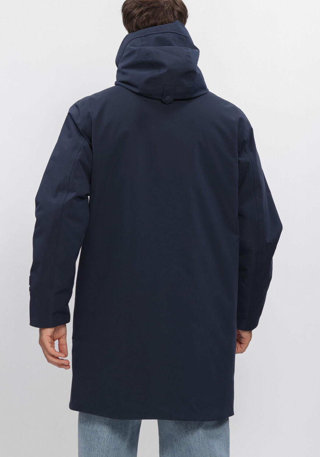 Donkerblauwe ELVINE Parka's JANNE - large
