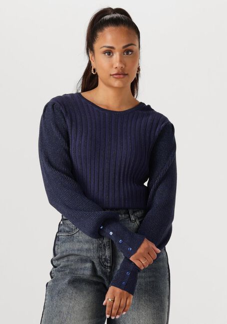 Donkerblauwe NUKUS Truien/vesten MULBERRY PULLOVER LUREX - large