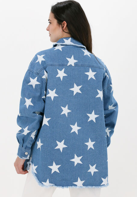 Blauwe COLOURFUL REBEL Blouses SABRINA STAR UTILITY BLOUSE - large