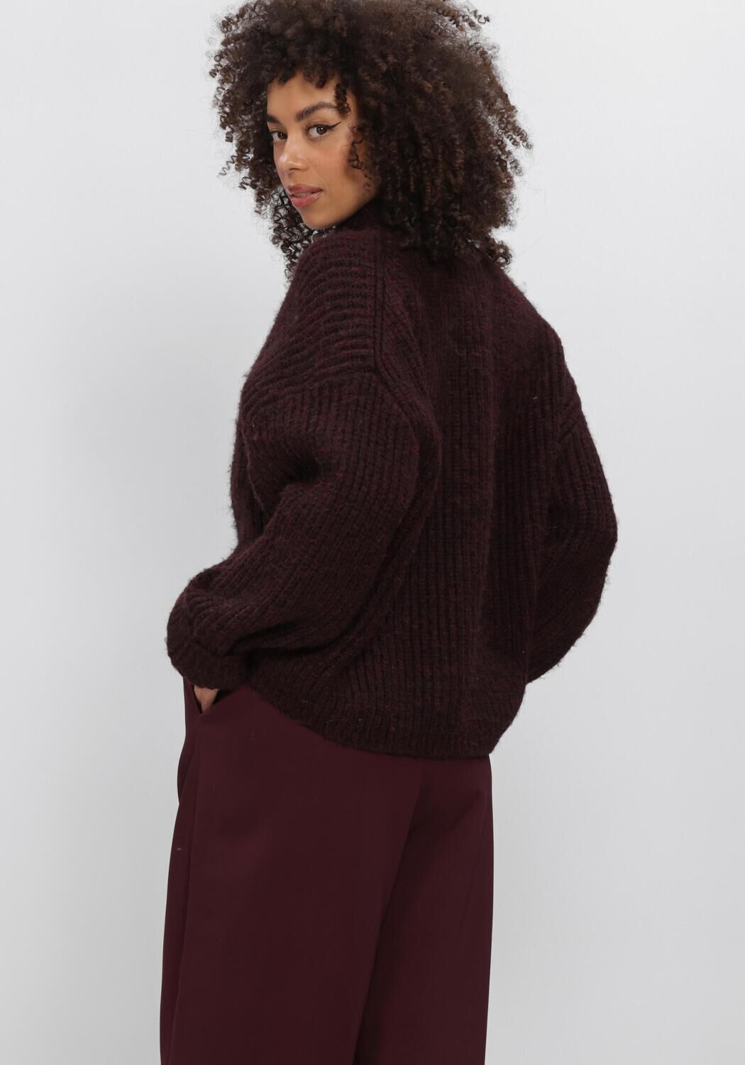 Bordeaux PENN & INK Trui W26C395 - large