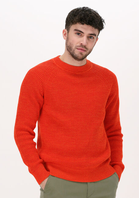 Rode SELECTED HOMME Trui SLHSENNI LS KNIT MOCK NECK W - large
