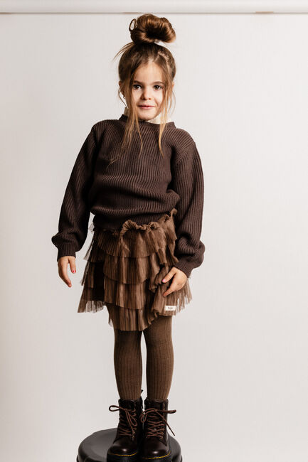 Bruine BAJE STUDIO Minirok NOVAI - large