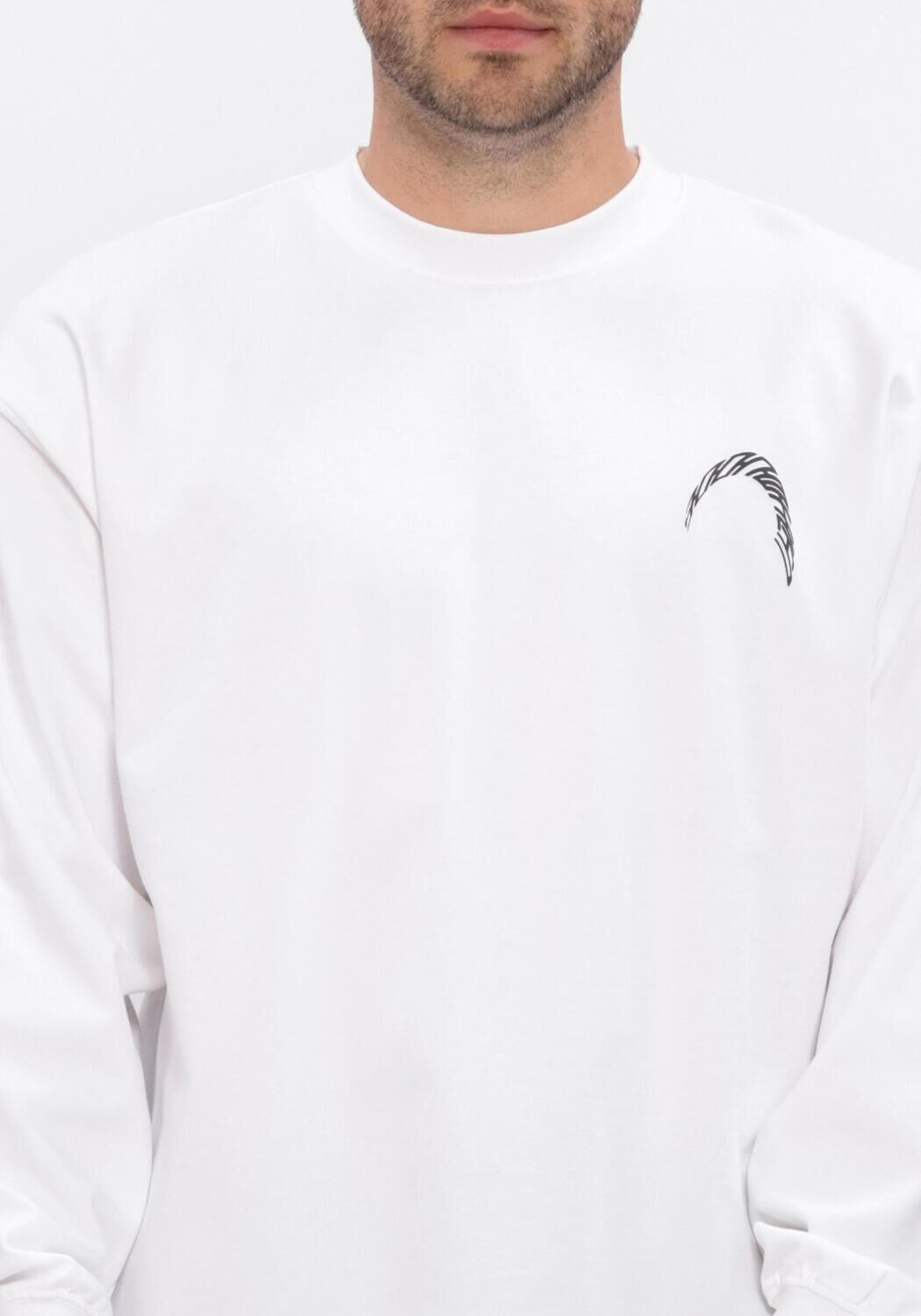 Witte WOODBIRD T-shirt WBBEAM LS WARP TEE - large