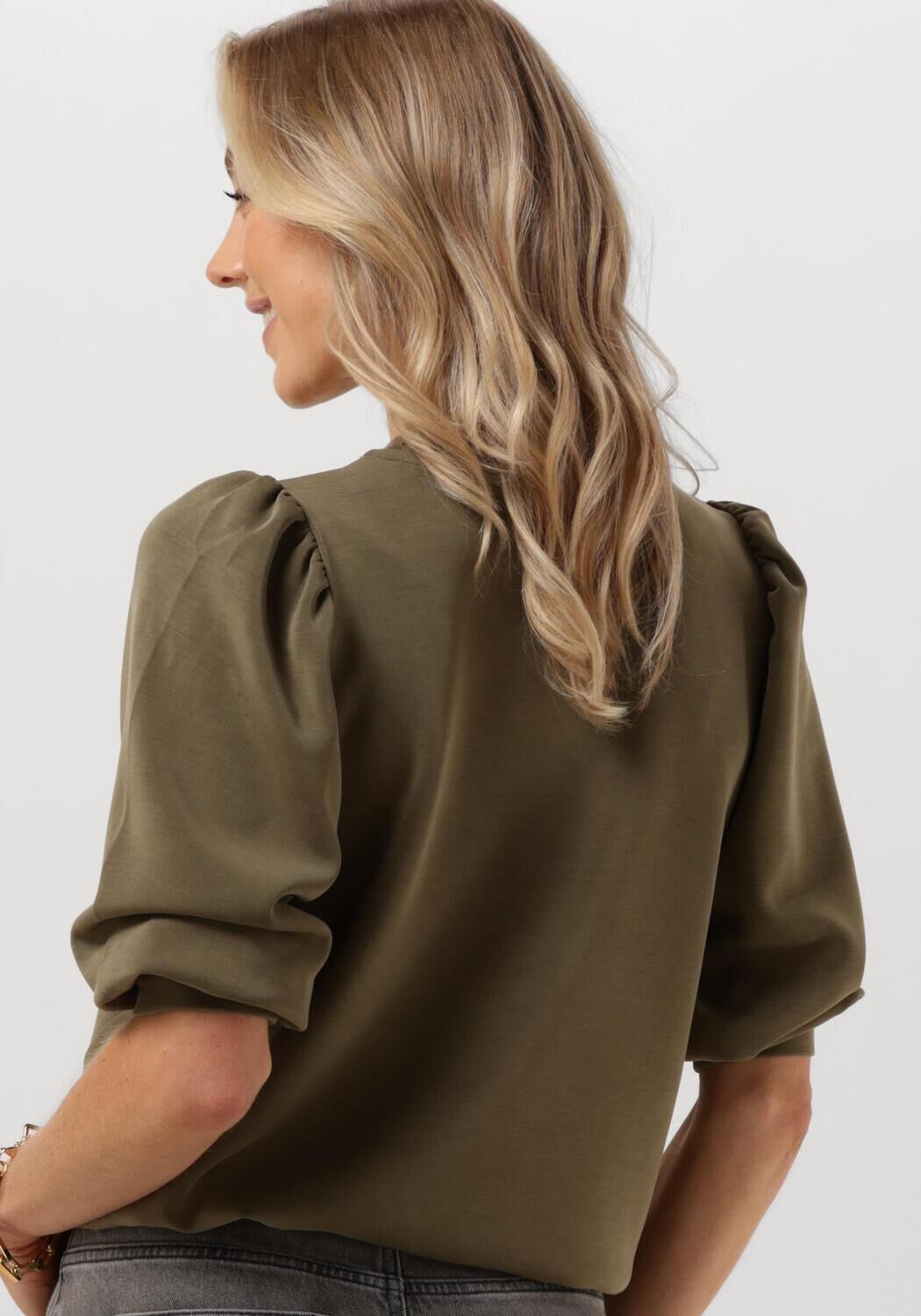 SELECTED FEMME Dames Truien & Vesten Slftenny 3 4 Sweat Top Groen