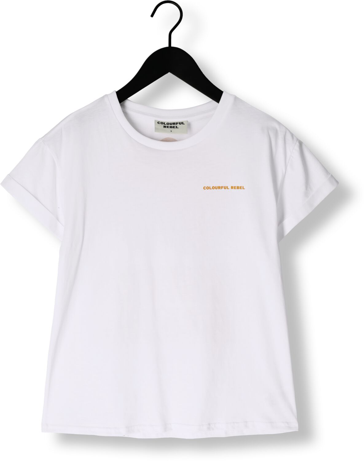 COLOURFUL REBEL Dames Tops & T-shirts Summer Shell Boxy Tee Wit