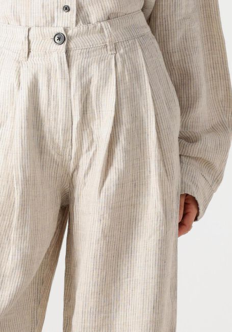 Ecru WITHBLACK Wijde broek WBLWILLOW WIDE PANTS - large