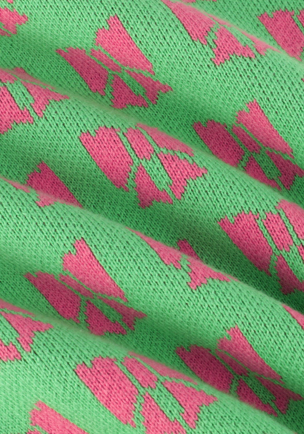 Groene CALL ME FRANKIE Trui BOW KNITTED T-SHIRT - large