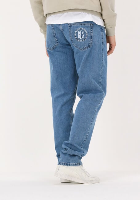 Lichtblauwe BLS HAFNIA Straight leg jeans COMPASS JEANS - large