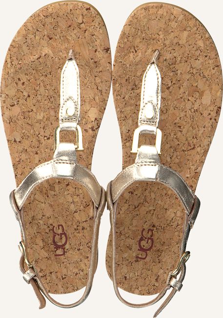 Gouden UGG Platte sandalen ALEIGH Gouden UGG Platte sandalen ALEIGH - large