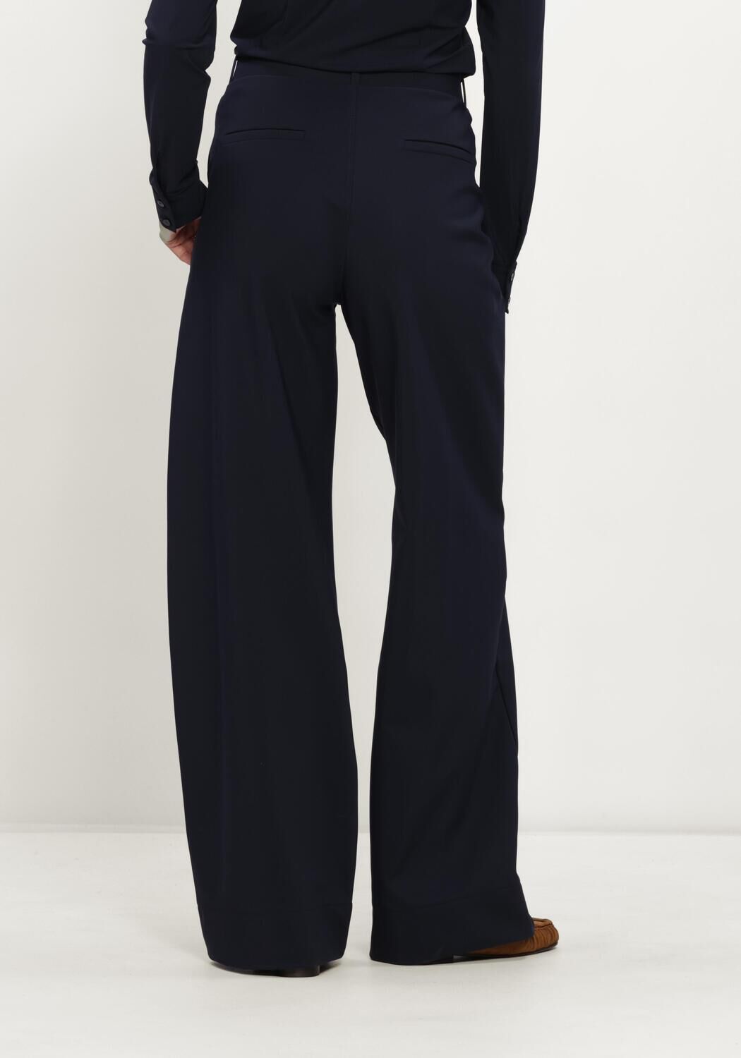 Donkerblauwe STUDIO ANNELOES Pantalon Lexie winter bonded trousers - large