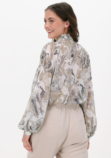 Groene MSCH COPENHAGEN Blouses KABRINA LS SHIRT AOP - large