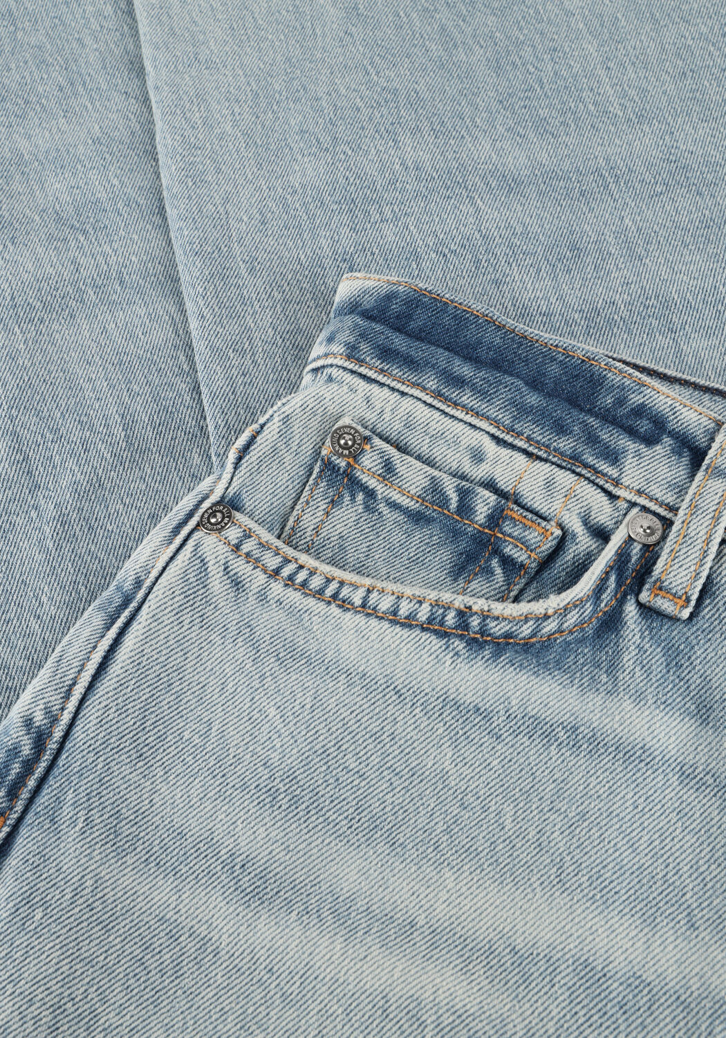 Lichtblauwe 7 FOR ALL MANKIND Straight leg jeans MARIE WIDE LEG ODE TO - large